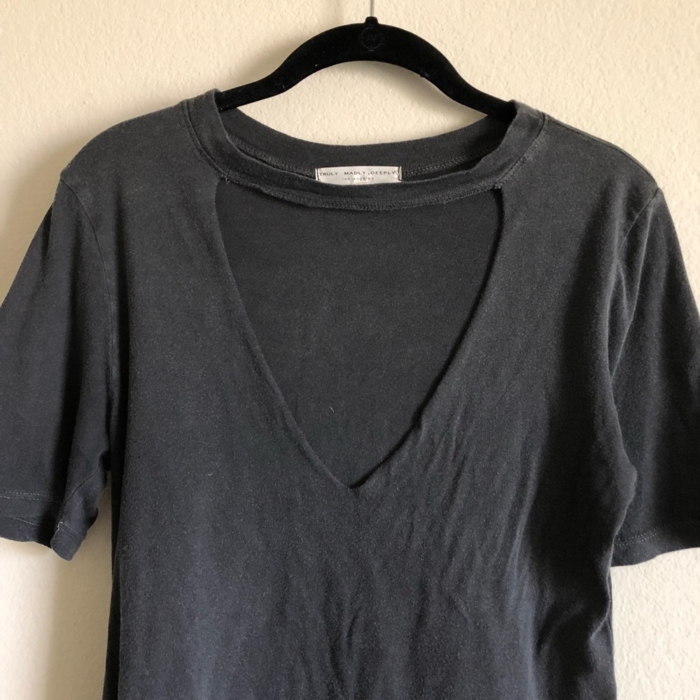 Urban Outfitters Cut-Out Tee